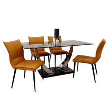 Load image into Gallery viewer, Venus Dining Table with 4 Flora Chairs
