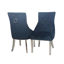 Load image into Gallery viewer, Duke Dining Chair in Black Velvet
