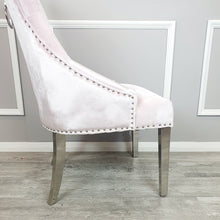 Load image into Gallery viewer, Duke Dining Chair in Pink Velvet
