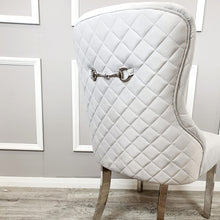Load image into Gallery viewer, Kate Dining Chair in Light Grey Velvet
