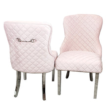 Load image into Gallery viewer, Kate Dining Chair in Pink Velvet
